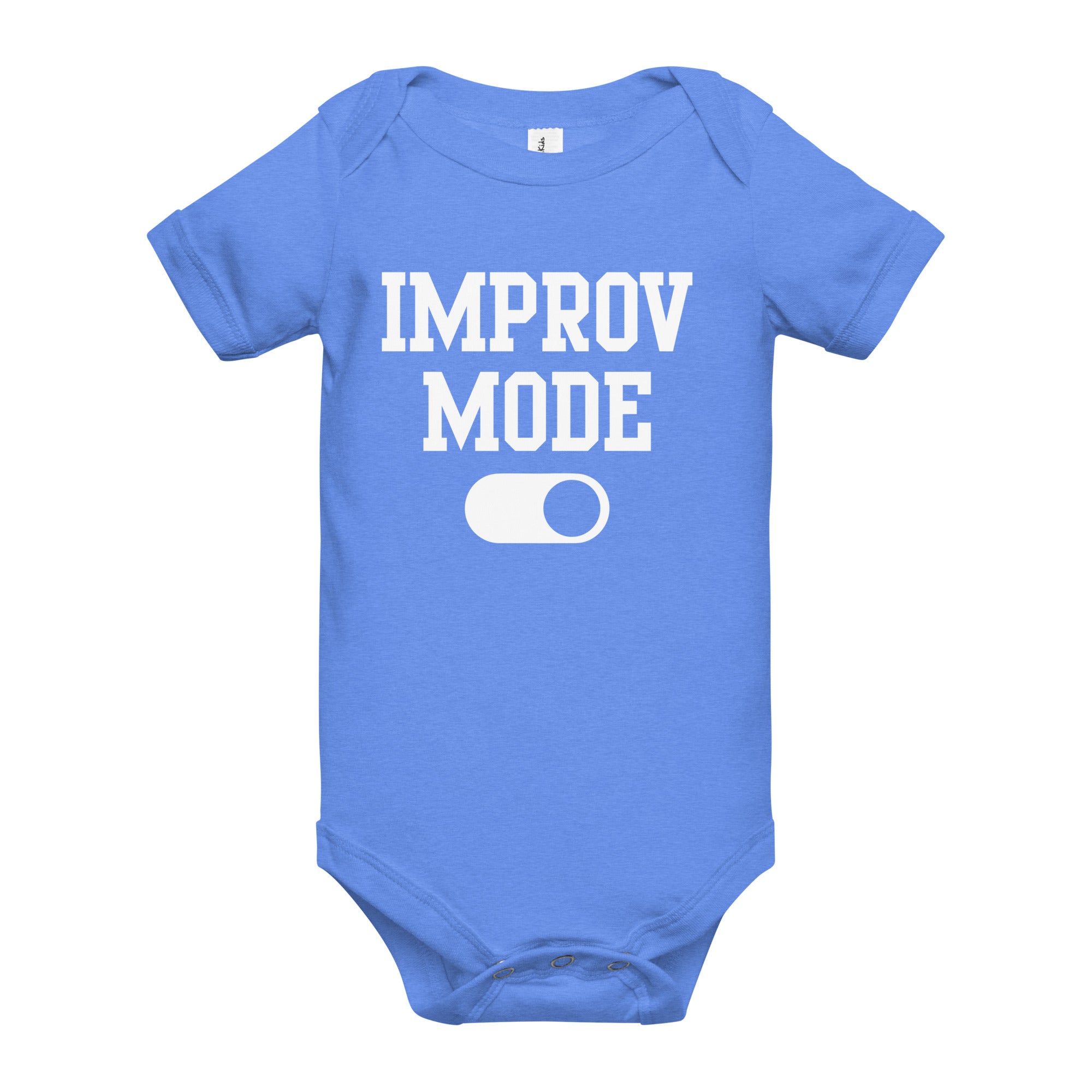 "Improv Mode" Baby short sleeve one piece