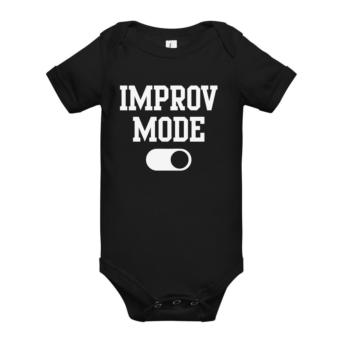 "Improv Mode" Baby short sleeve one piece