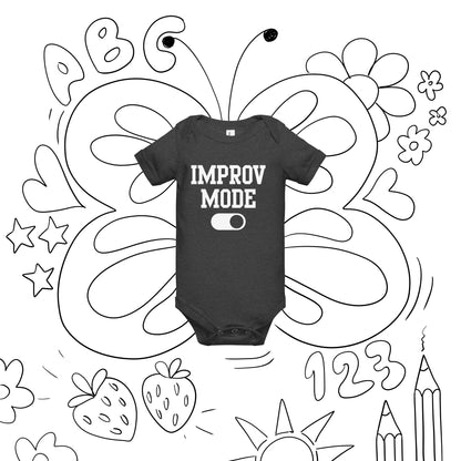 &quot;Improv Mode&quot; Baby short sleeve one piece