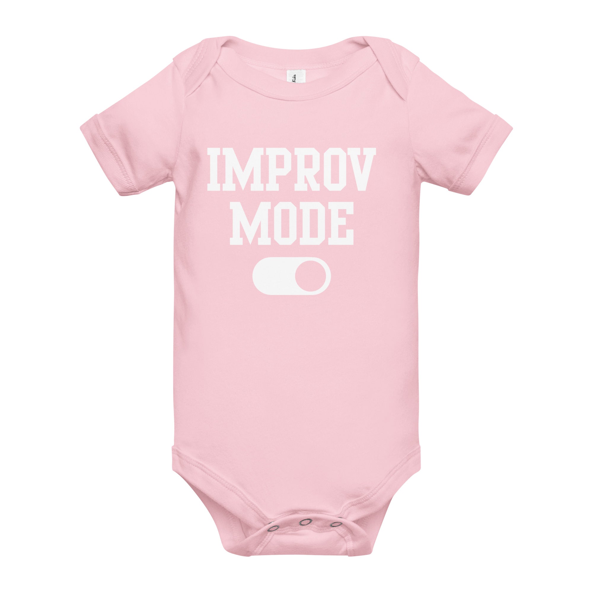 &quot;Improv Mode&quot; Baby short sleeve one piece