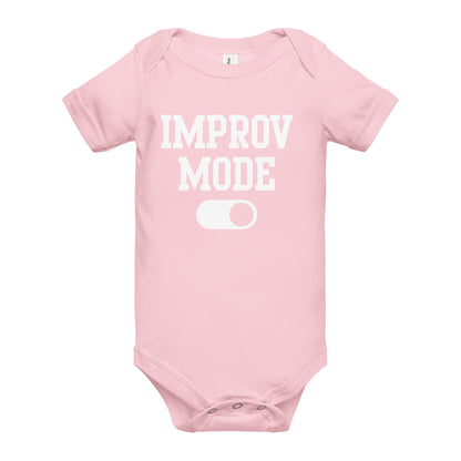 &quot;Improv Mode&quot; Baby short sleeve one piece