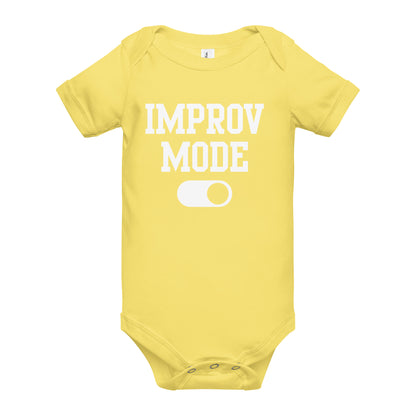 &quot;Improv Mode&quot; Baby short sleeve one piece