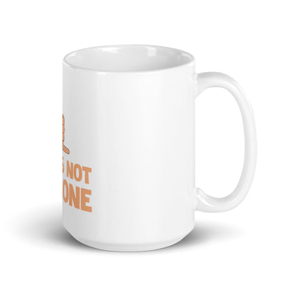 White glossy mug